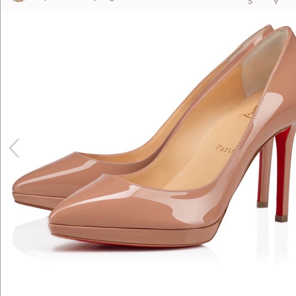 Christian Louboutin Pigalle Nude heels